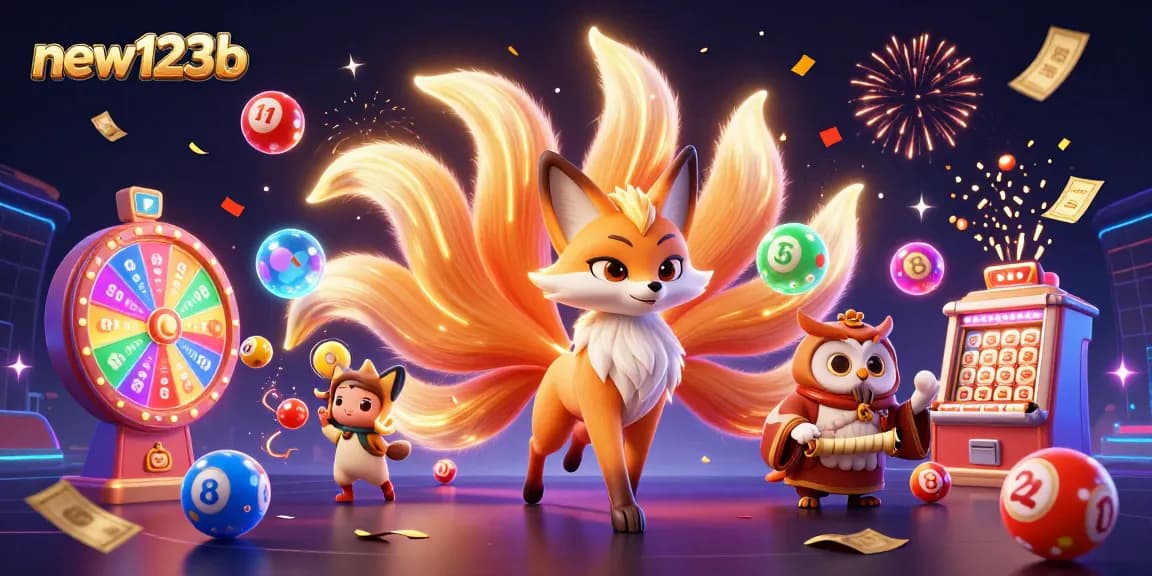 Experience thrilling wins at new123b with vibrant casino-themed energy and magical visuals.