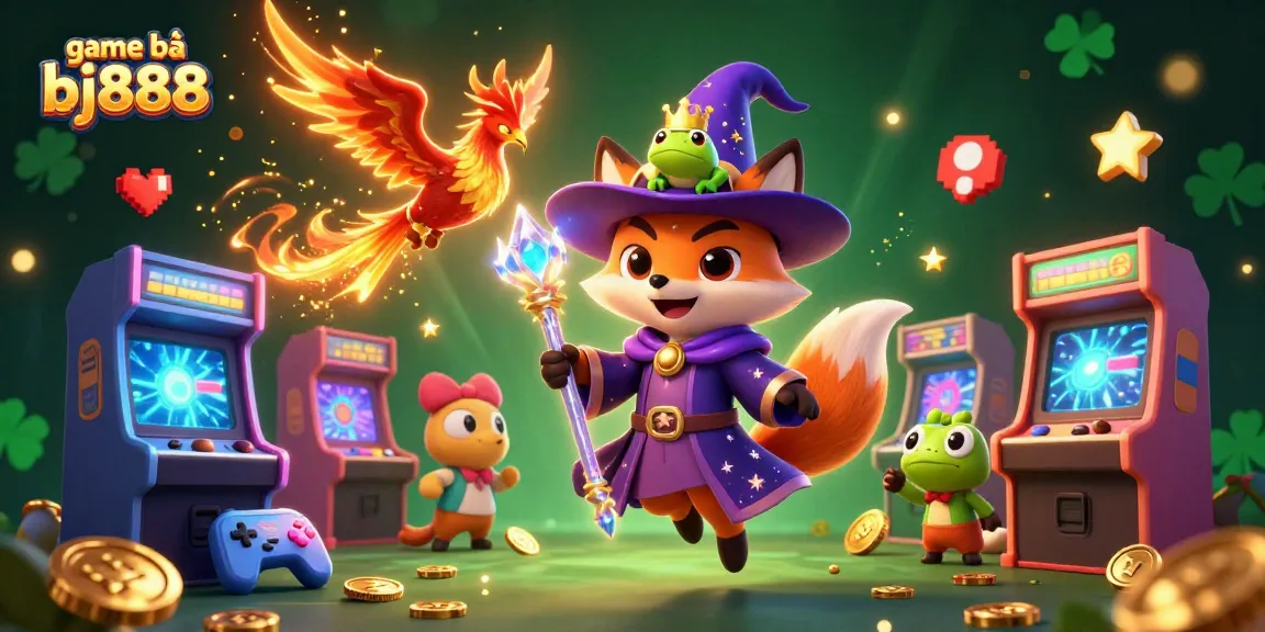 Experience exhilarating gameplay with game bài bj888 featuring 3D characters and vibrant casino elements.