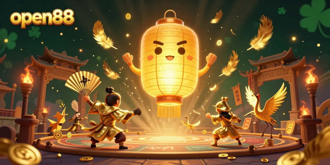 Experience the thrill of open88 as you engage with a magical casino spirit and vibrant warriors.