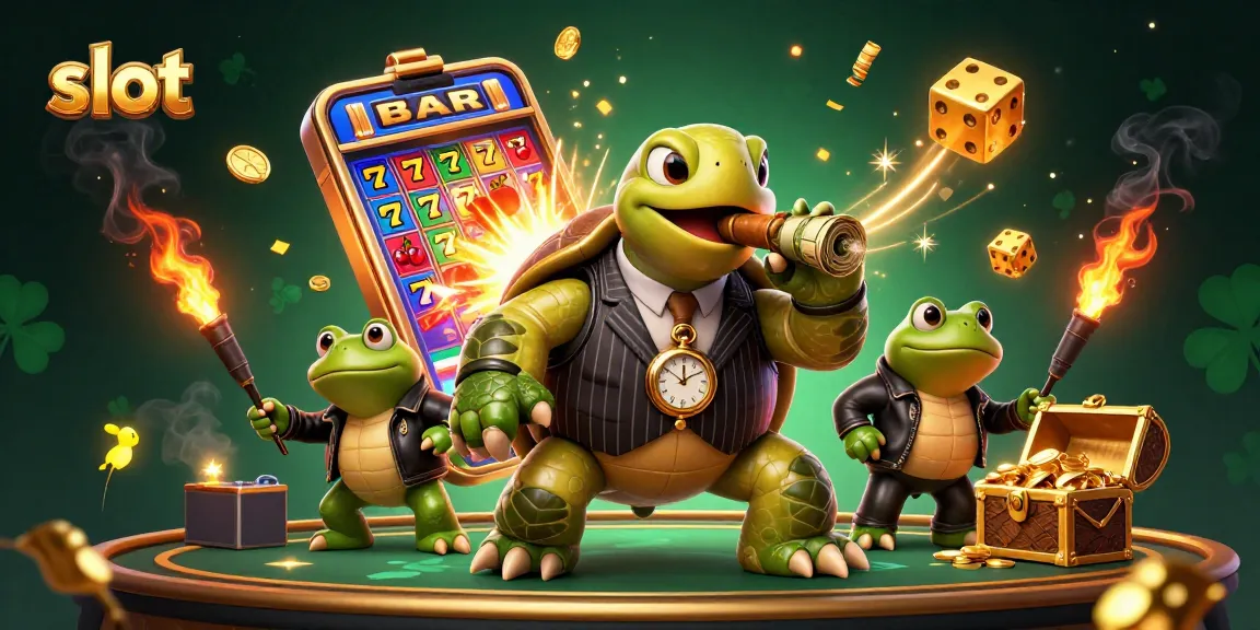 Menangkan slot dengan membidik jackpot dalam ilustrasi kasino 3D yang dinamis dan penuh warna.