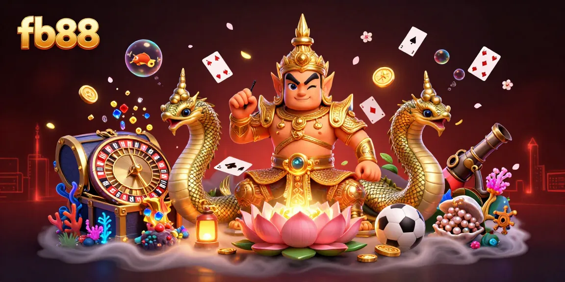 fb88 players engage in thrilling casino action with live dealers, roulette, and sports betting elements.