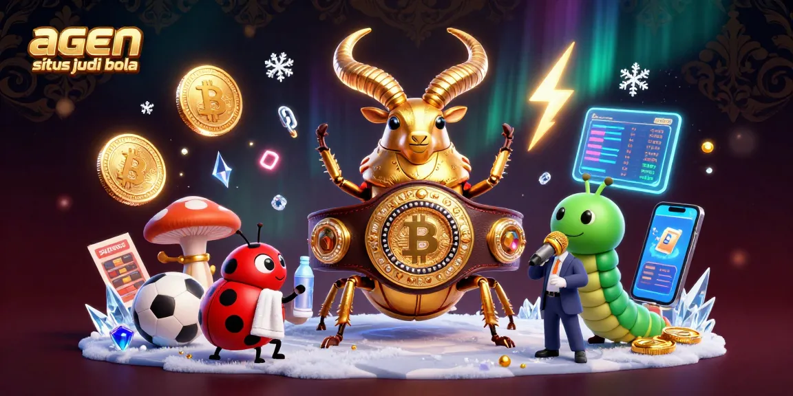 Engage with agen situs judi bola in a vibrant 3D casino scene featuring dynamic sports betting elements.