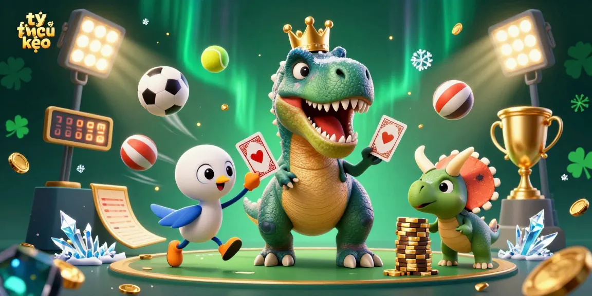 Boost your betting strategies with tỷ lệ kèo insights in this vibrant casino illustration.