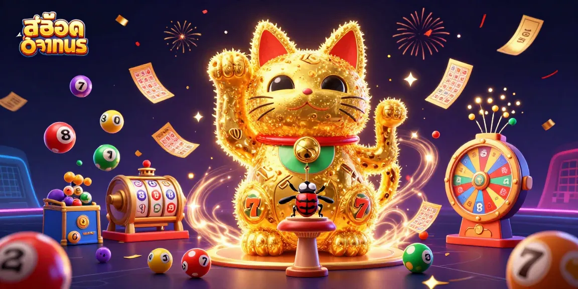 Permainan slot gratis, slot demo dengan efek confetti dan karakter menarik di latar belakang.