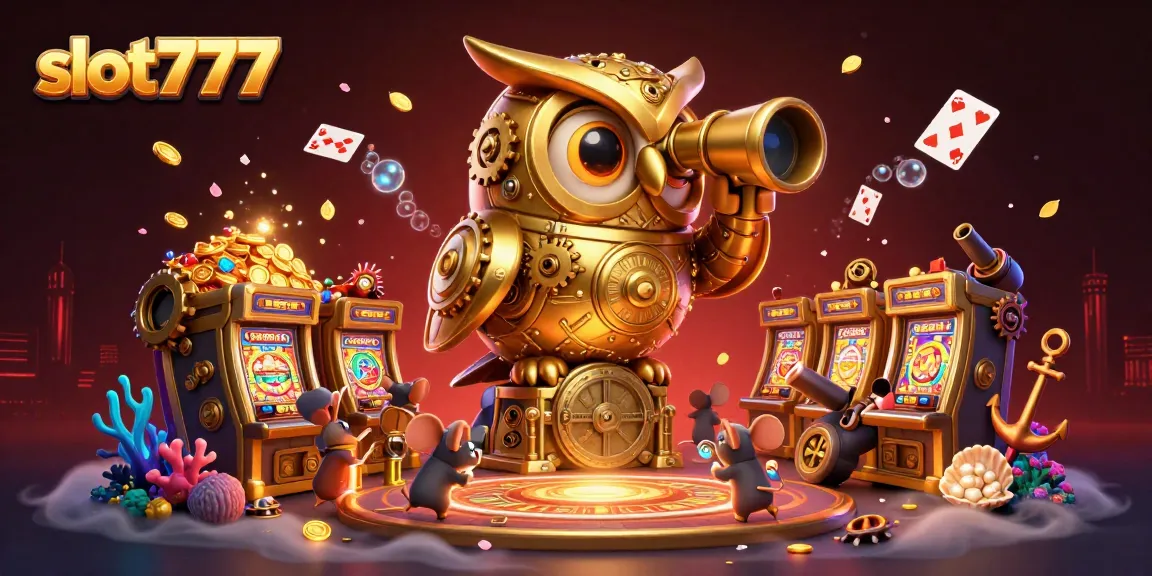 Engage with thrilling slot777 games featuring vibrant scenes and captivating characters in a casino.