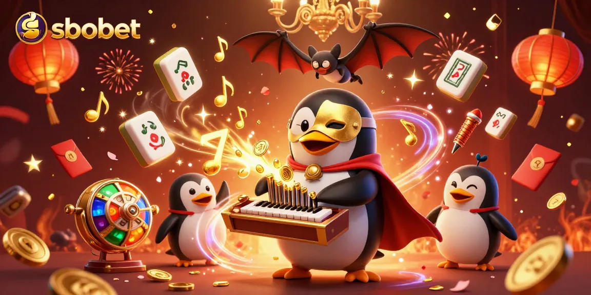 Experience exhilarating sbobet sports betting with a vibrant 3D casino scene of adventure and luck.