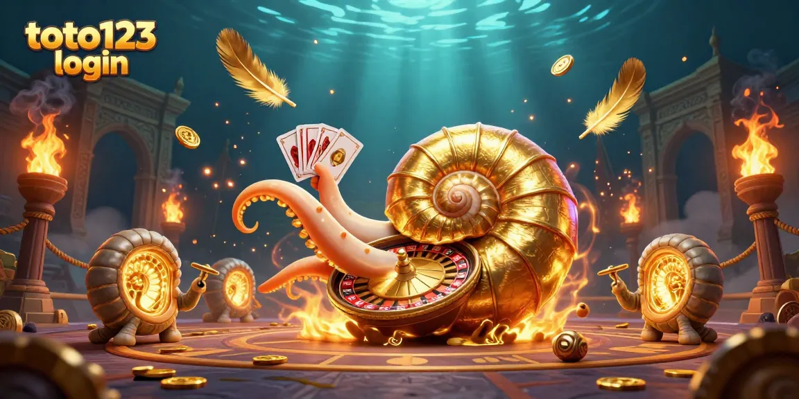 Experience exciting gameplay with toto123 login on a vibrant 3D casino illustration.