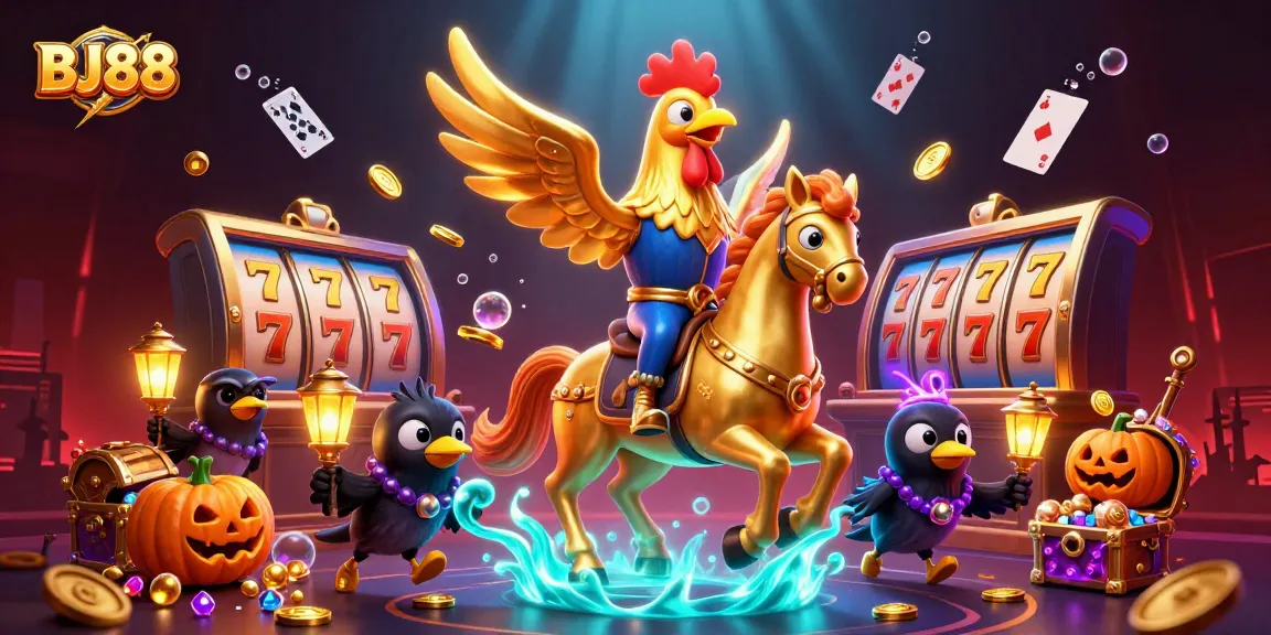 Experience thrilling gameplay at BJ88 Casino with a vibrant scene bursting with fun!