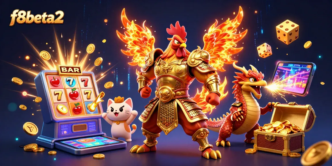 Spin the reels and win with f8beta2's vibrant casino experience, showcasing jackpot celebrations.