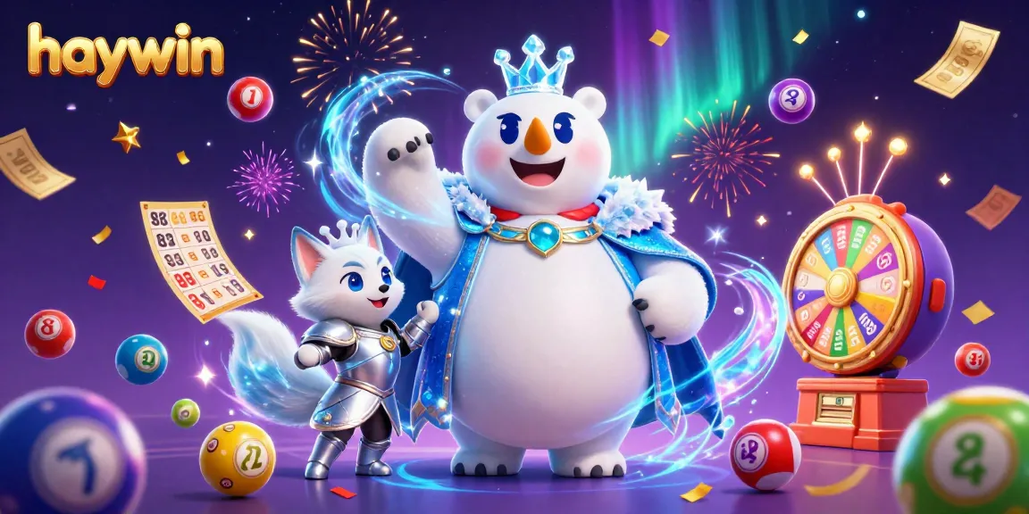 Haywin transforms play with vibrant lottery elements in a 3D casino world.