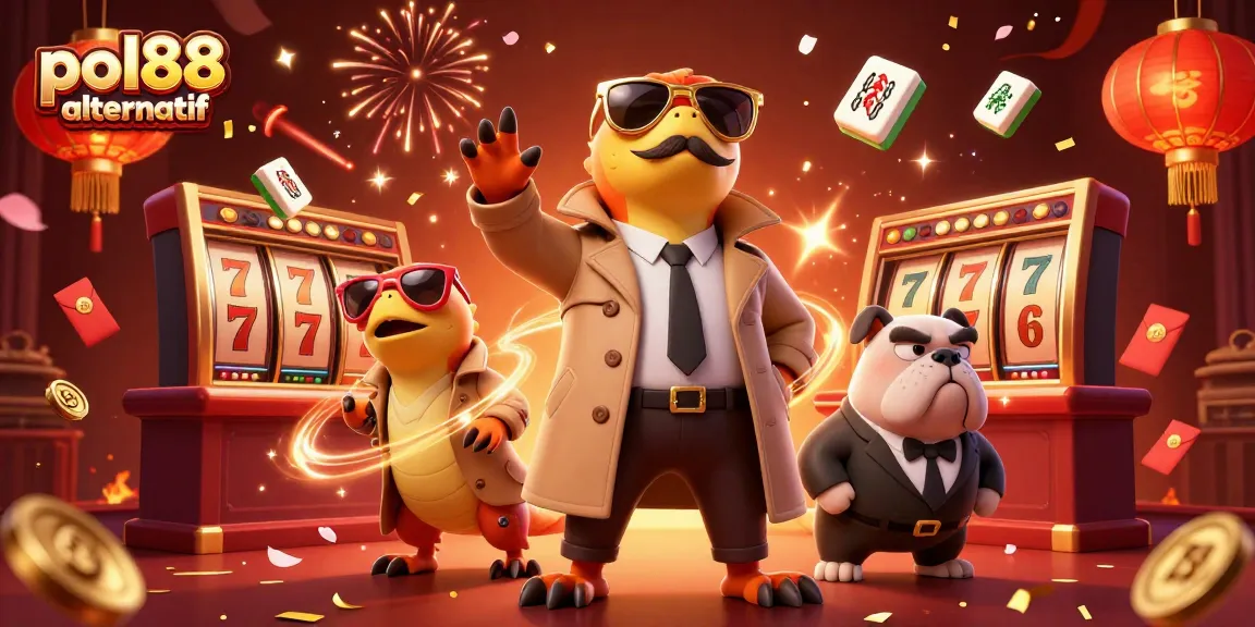 Raptor mengenakan kacamata emas mencoba mengecoh bouncer di pol88 alternatif kasino.