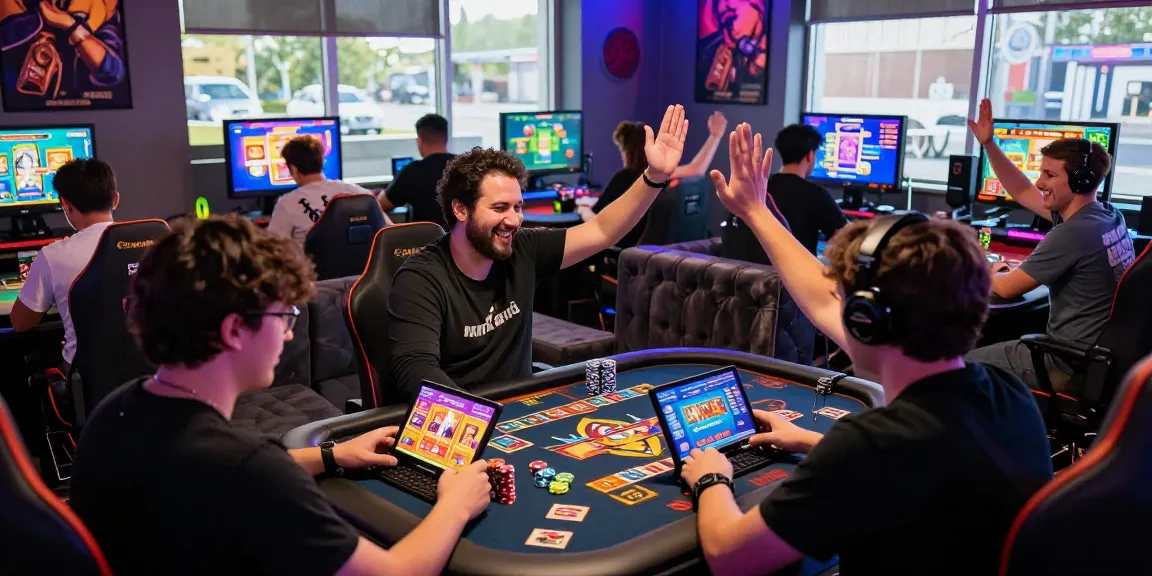 yono games app download showcased in an exciting gaming lounge with players enjoying real money games