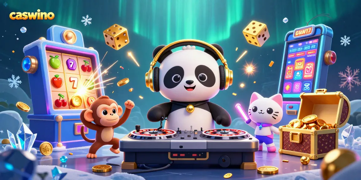 Experience the thrill at caswino's vibrant casino scene with dynamic characters and exciting game elements.