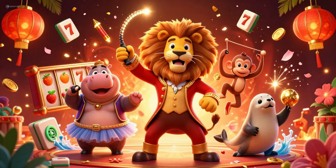 Experience the excitement of mposport login with vibrant casino elements and engaging characters.