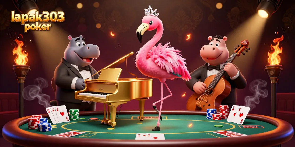 Menangkan permainan di lapak303 poker dengan suasana kasino yang meriah dan elemen permainan menarik.