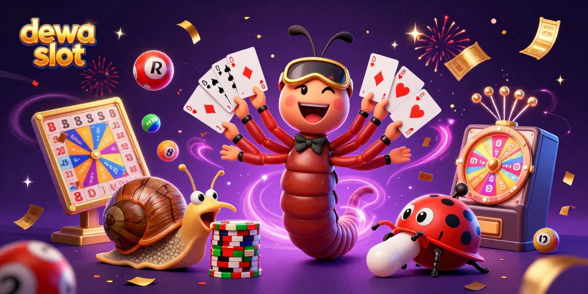 Menangkan dewa slot dengan dealer unik dan elemen kasino yang menarik dalam ilustrasi 3D.