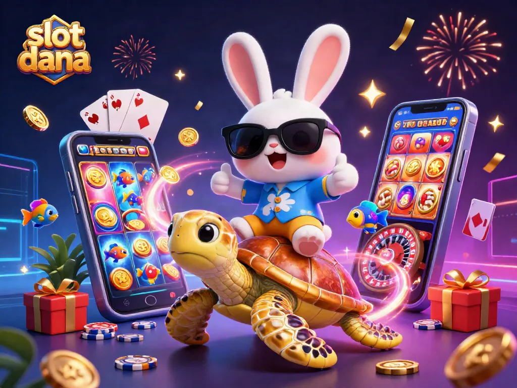 Slot dana menawarkan pengalaman bermain slot yang seru dengan koin emas dan kartu permainan.