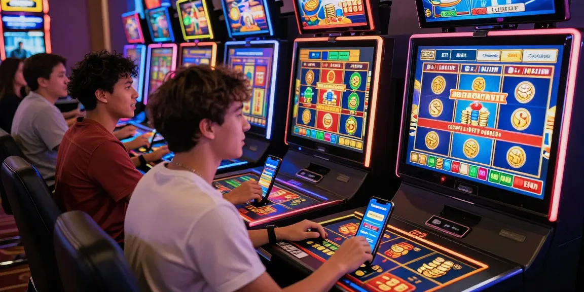 Exciting online gaming experience with ngamenjitu, showcasing enthusiastic players and colorful virtual casino graphics.