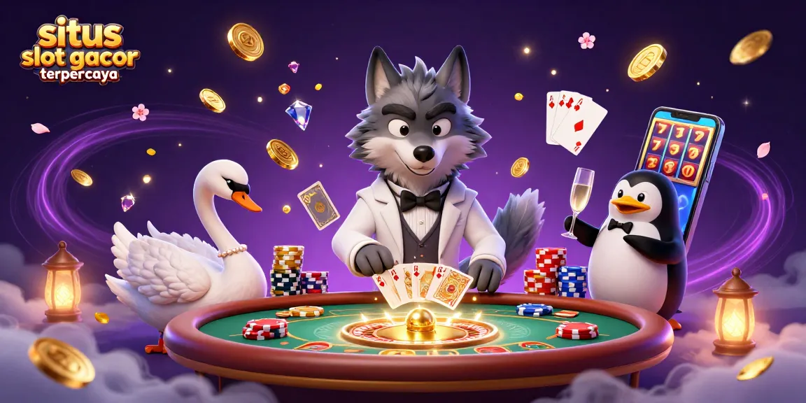 Experience excitement with situs slot gacor terpercaya featuring dynamic 3D characters and vibrant casino elements.