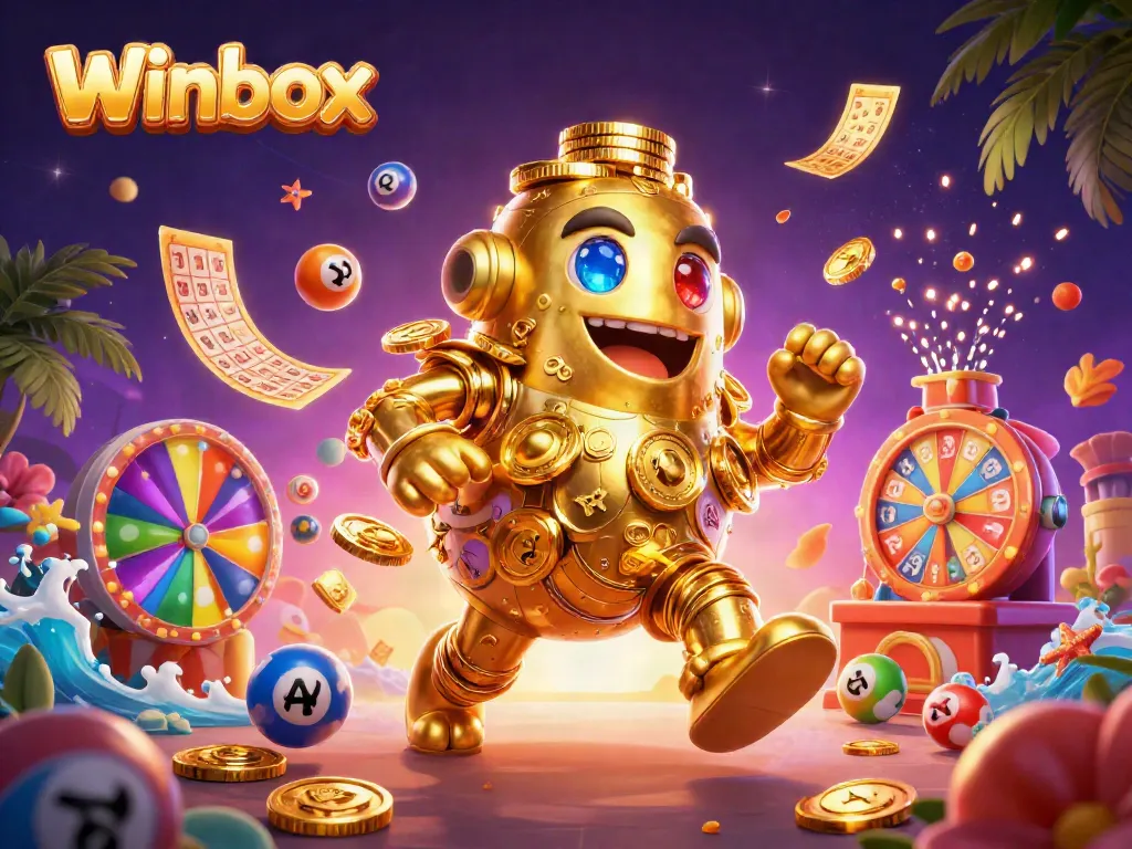 Winbox offers thrilling gameplay with vibrant lottery elements and a dynamic golden golem