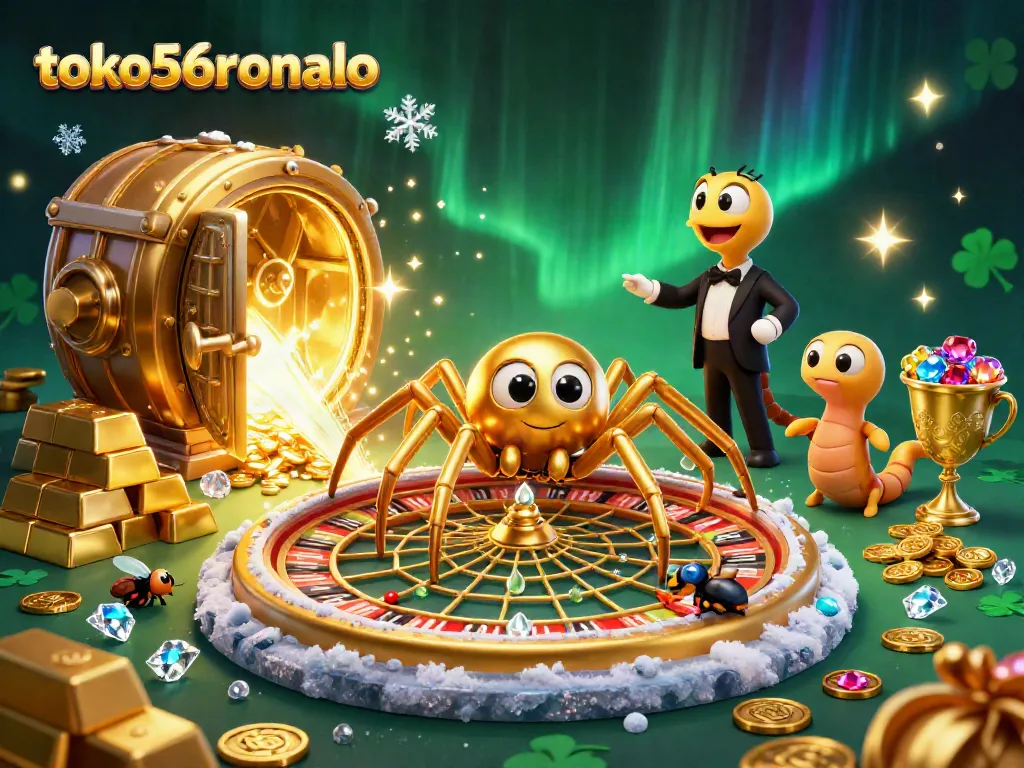 Toko56ronaldo memicu taruhan saat laba-laba emas berputar di roda roulette