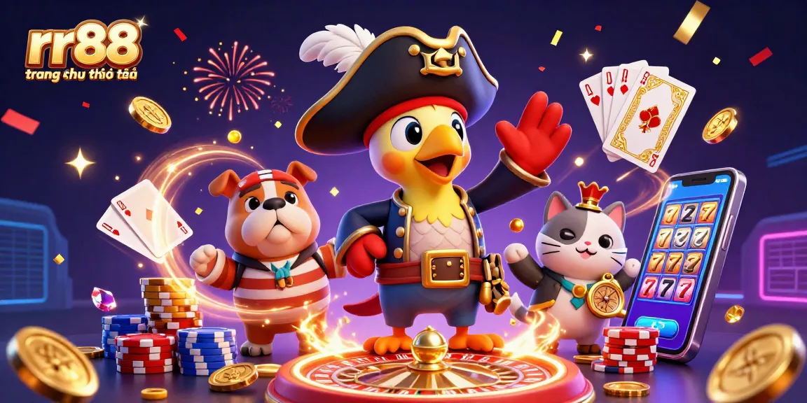 Experience winning moments at rr88 trang chủ chính thức with vibrant casino characters and dynamic gaming elements.