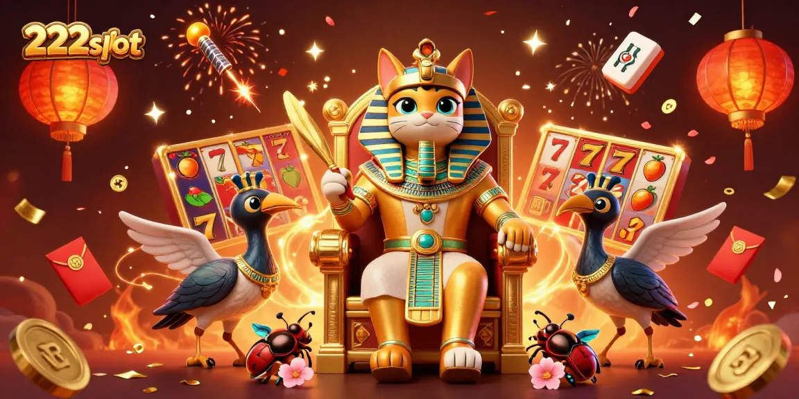 Mainkan slot gacor di 222slot dengan kombinasi simbol keberuntungan dan suasana meriah