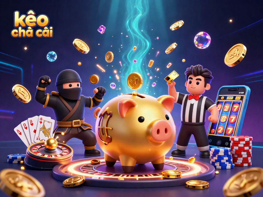 Engage with kèo nhà cái insights featuring dynamic characters in a vibrant casino scene.