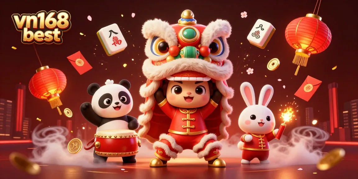 Experience vibrant gameplay in a colorful VN168 best online casino scene filled with rich game elements.