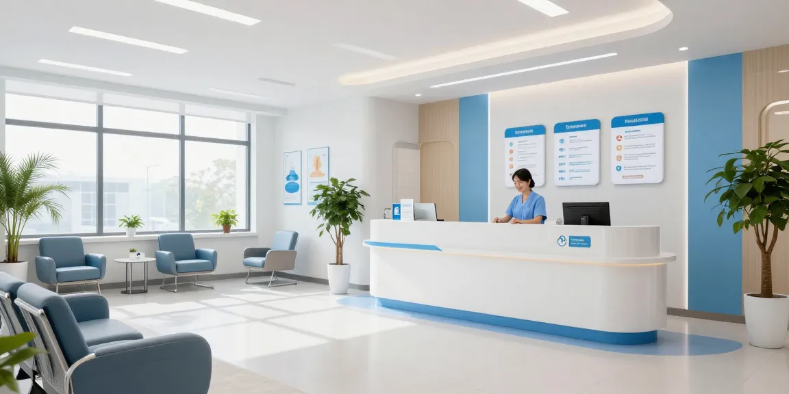 David Hoffmeister reviews and patient care in a modern health clinic.