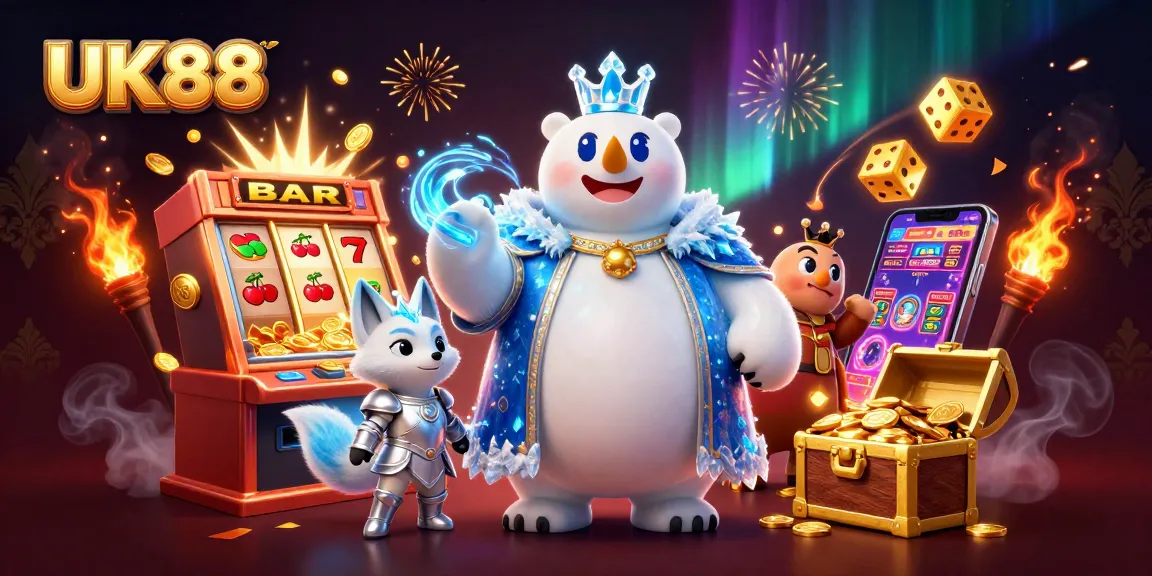 Engage with the thrilling UK88 casino experience featuring 3D characters and dynamic game elements.