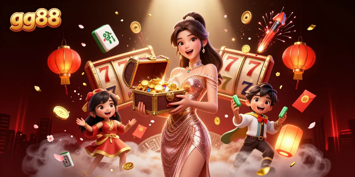 Engage in thrilling gameplay at gg88 with a dazzling treasure scene overflowing with winning opportunities.