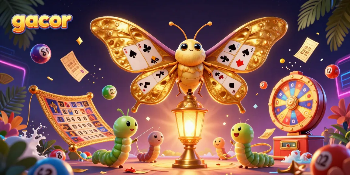 Engage with gacor slots in a vibrant casino scene filled with colorful elements and rich details.