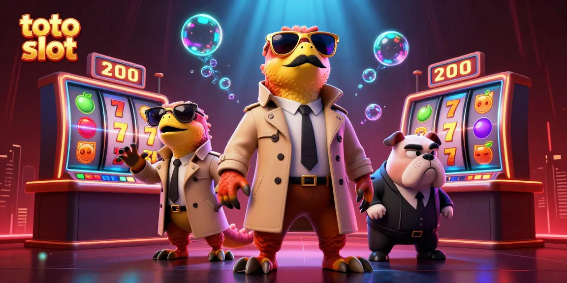 Engage with toto slot excitement as three raptors sneak into a VIP casino, featuring vibrant symbols.