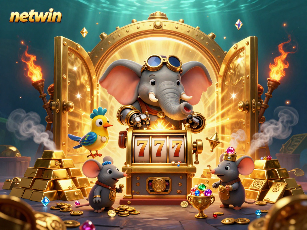 Experience thrilling slot action with the netwin platform and captivating steampunk elements.