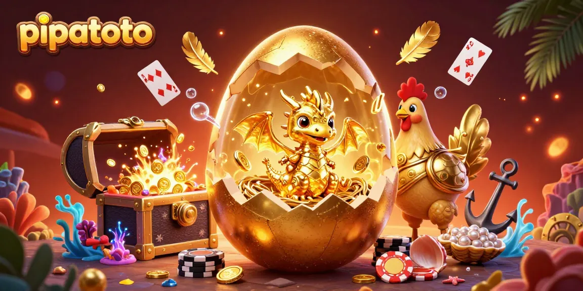 Experience thrilling wins with pipatoto's golden dragon guarding poker chips and treasures.
