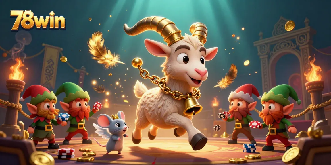 Join the thrilling 78win casino experience with Krampus and elves stealing poker chips!