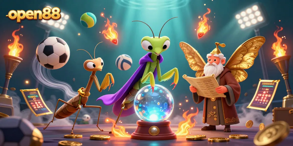 Experience the thrill of open88 with this vibrant 3D illustration of fantasy casino elements.