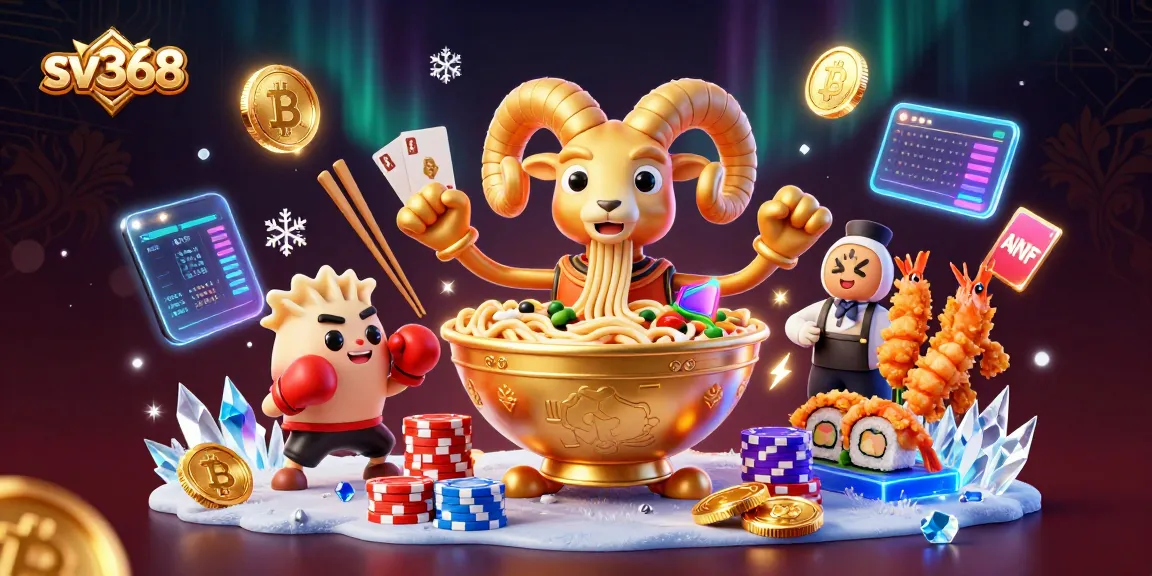 sv368 players cashing in with 3D cartoon characters in a vibrant casino themed scene