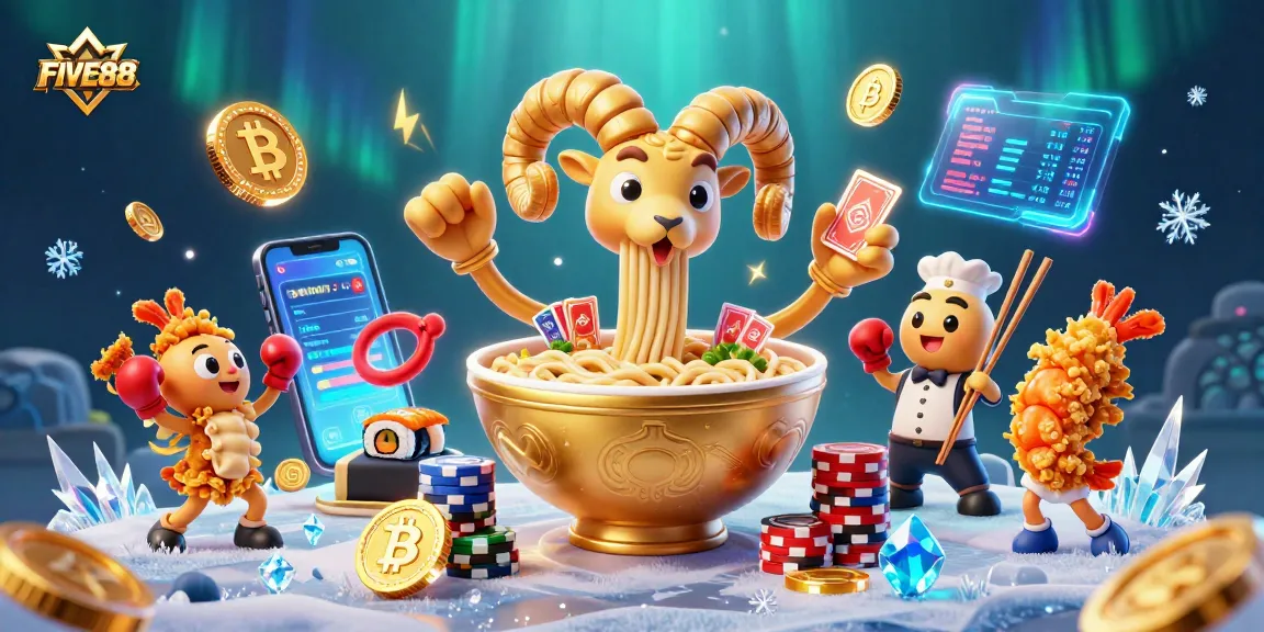 Experience thrilling gaming moments with FIVE88's unique cartoon-inspired casino characters.