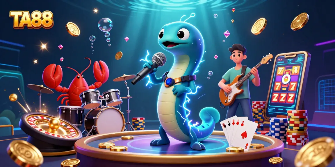 Engage with TA88's thrilling underwater casino experience filled with vibrant characters and dynamic gaming elements.