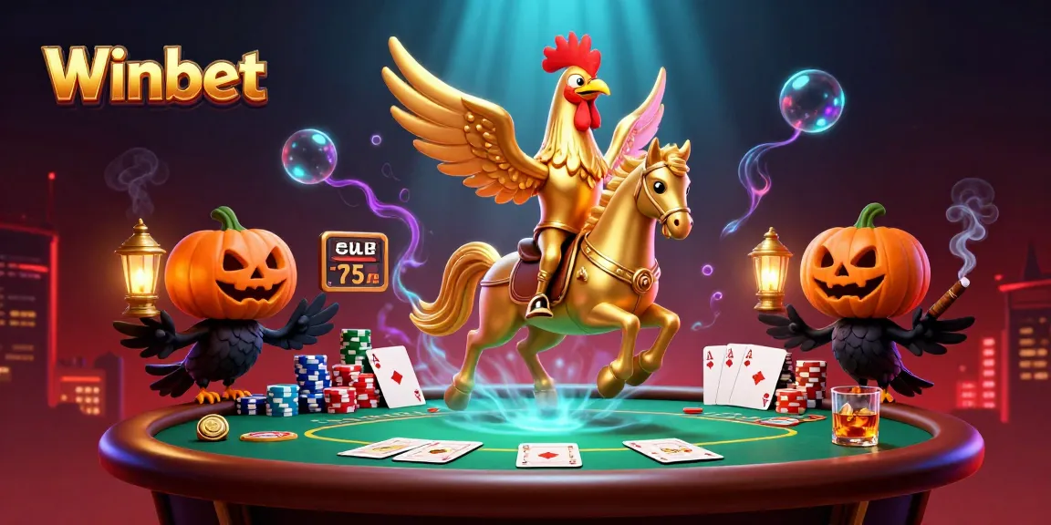 Engage with Winbet's vibrant casino environment featuring unique characters and vivid gaming elements.