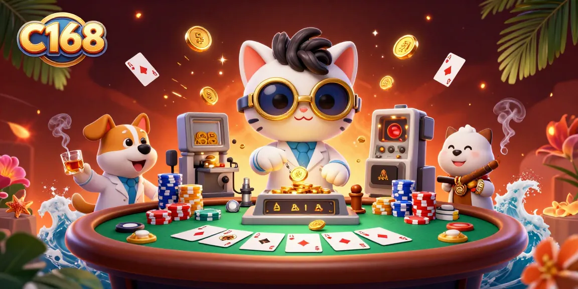 Enhance your gaming at C168 with vibrant poker action and gold coin magic.