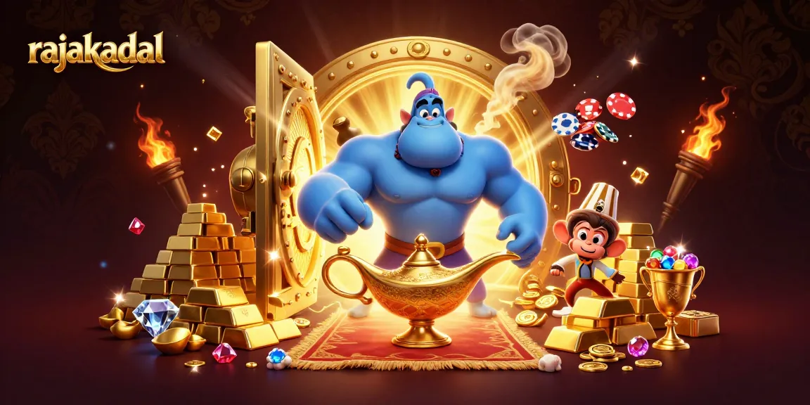 Bermain di rajakadal dengan lampu genie dan karpet ajaib menambah semangat taruhan Anda.