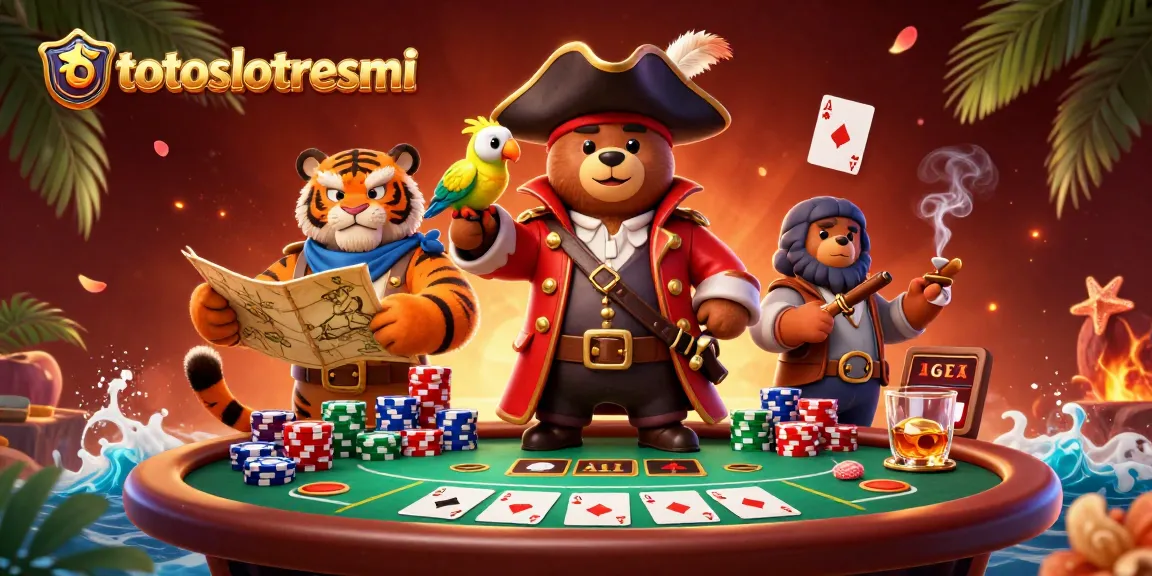 Engage in thrilling gameplay at totoslotresmi with dynamic poker elements illustrating the energy of online gambling.