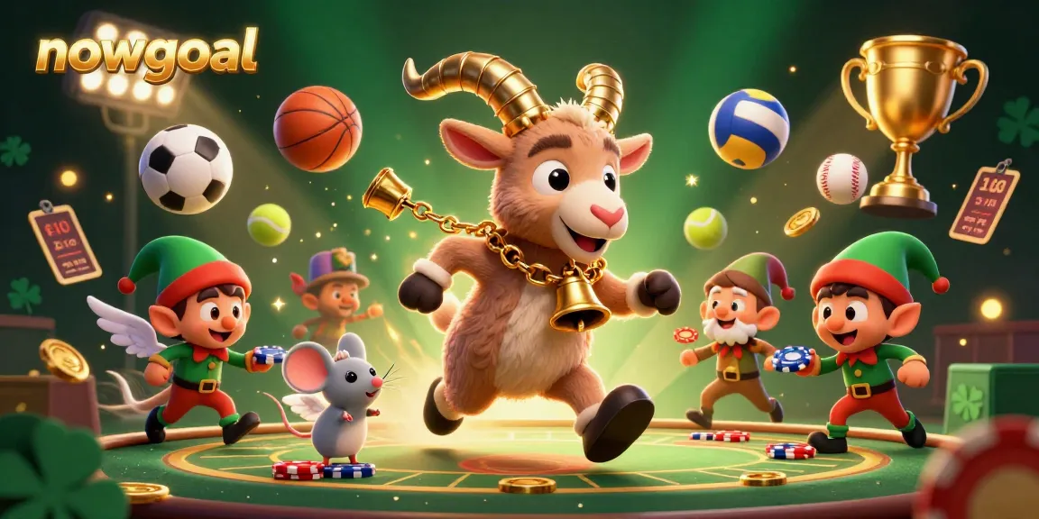 Experience dynamic sports betting action at Nowgoal with engaging characters amidst a thrilling casino scene.