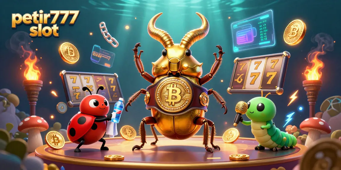 Experience the excitement of petir777 slot with vibrant 3D characters and animated casino elements.