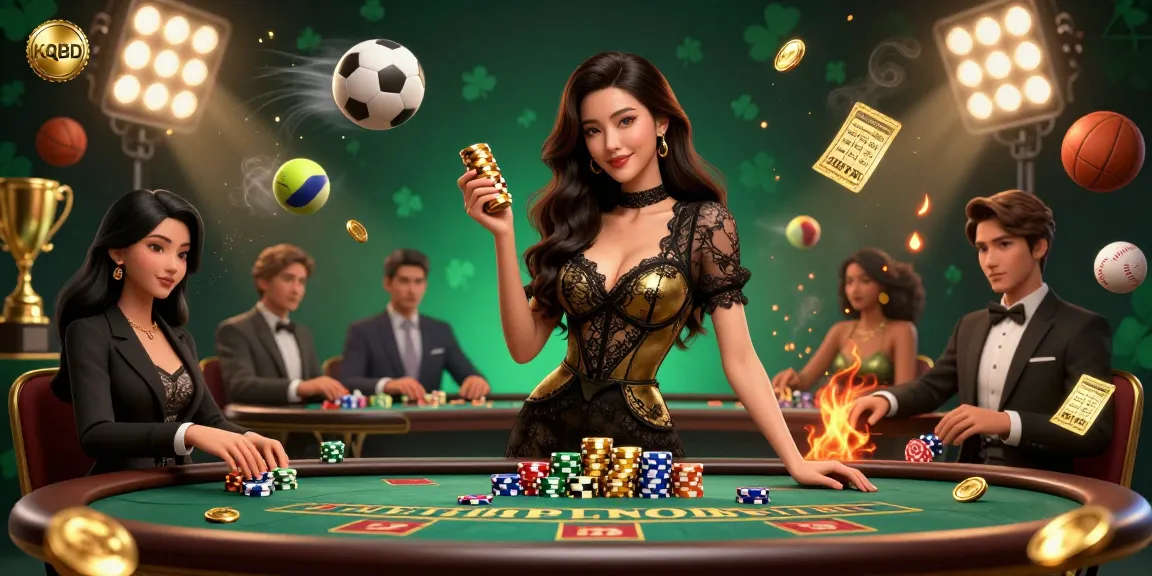KQBD offers high-value betting strategies at a dynamic VIP baccarat table, showcasing sports betting elements.