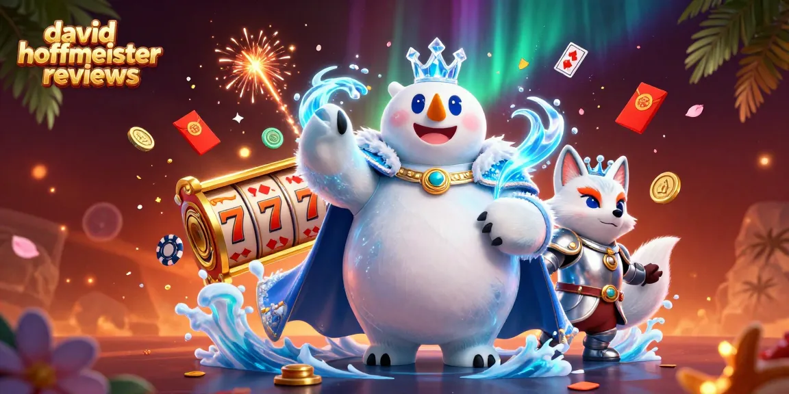 This vibrant illustration showcases david hoffmeister reviews amidst exhilarating slot action, bursting with energy and luck.