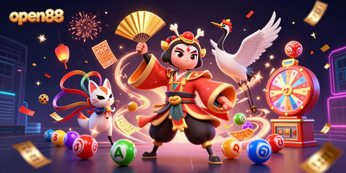 Win big on open88 with exciting games and colorful lottery balls bouncing all around.